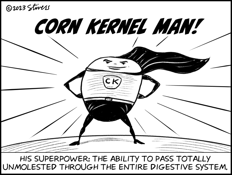 Corn Kernel Man